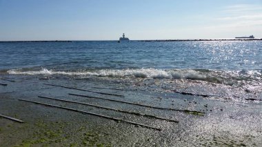 Kıbrıs'ta güzel Limasol Beach
