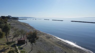 Kıbrıs'ta güzel Limasol Beach