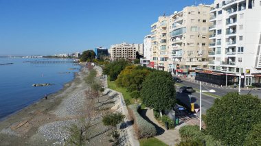 Kıbrıs'ta güzel Limasol Beach