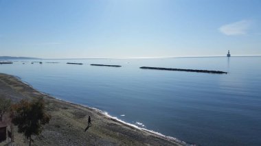 Kıbrıs'ta güzel Limasol Beach