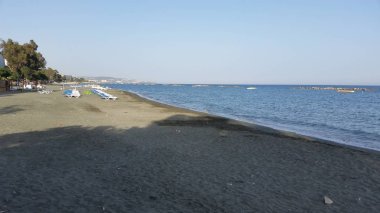 Kıbrıs'ta güzel Limasol Beach