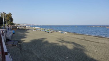 Kıbrıs'ta güzel Limasol Beach