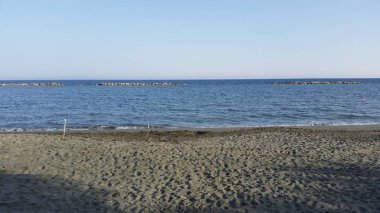 Kıbrıs'ta güzel Limasol Beach