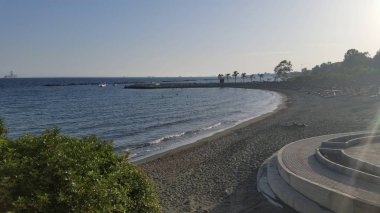 Kıbrıs'ta güzel Limasol Beach
