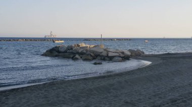 Kıbrıs'ta güzel Limasol Beach