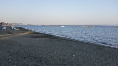 Kıbrıs'ta güzel Limasol Beach
