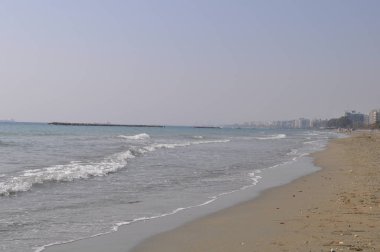 Kıbrıs'ta güzel Limasol Beach