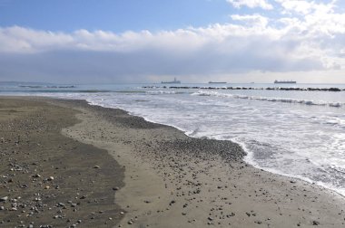 Kıbrıs'ta güzel Limasol Beach