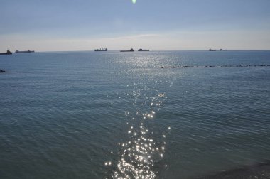 Kıbrıs'ta güzel Limasol Beach