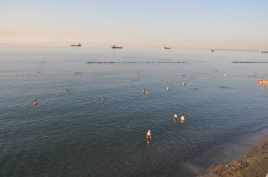 Kıbrıs'ta güzel Limasol Beach