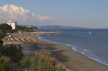 Kıbrıs'ta güzel Limasol Beach