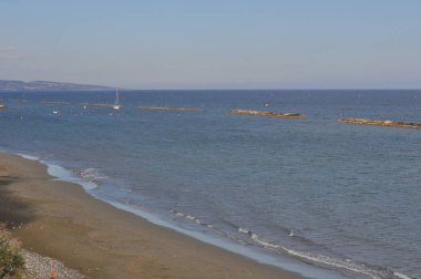 Kıbrıs'ta güzel Limasol Beach
