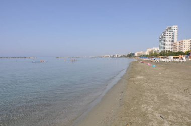 Kıbrıs'ta güzel Limasol Beach