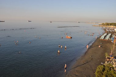 Kıbrıs'ta güzel Limasol Beach