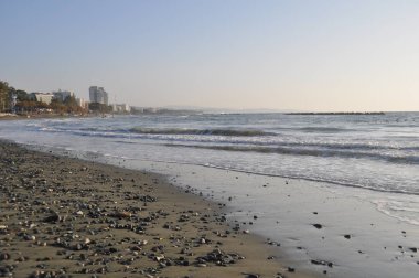 Kıbrıs'ta güzel Limasol Beach