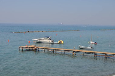 Kıbrıs'ta güzel Limasol Beach