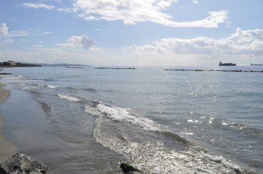 Kıbrıs'ta güzel Limasol Beach