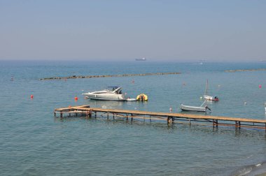 Kıbrıs'ta güzel Limasol Beach