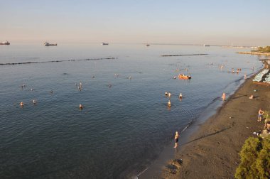 Kıbrıs'ta güzel Limasol Beach