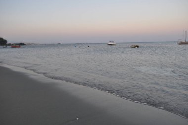 Kıbrıs'ta güzel Limasol Beach