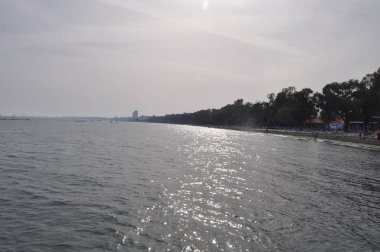 Kıbrıs'ta güzel Limasol Beach