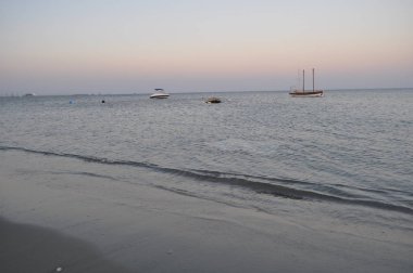 Kıbrıs'ta güzel Limasol Beach