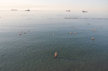 Kıbrıs'ta güzel Limasol Beach
