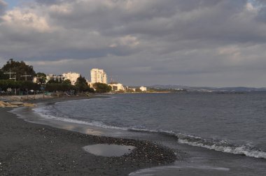 Kıbrıs'ta güzel Limasol Beach