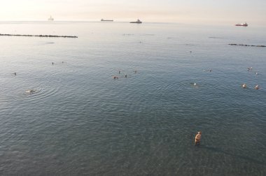 Kıbrıs'ta güzel Limasol Beach
