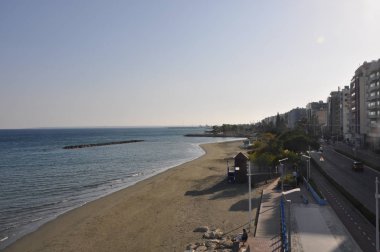 Kıbrıs'ta güzel Limasol Beach
