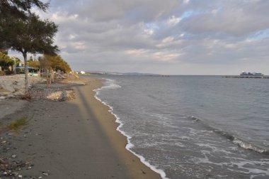 Kıbrıs'ta güzel Limasol Beach