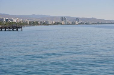 Kıbrıs'ta güzel Limasol Beach
