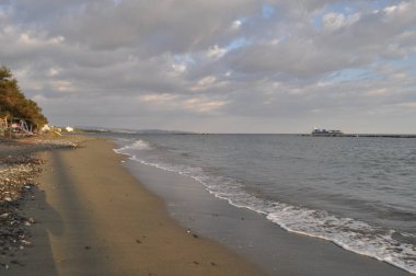 Kıbrıs'ta güzel Limasol Beach