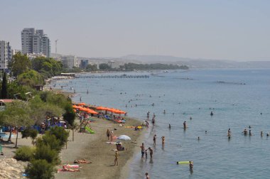 Kıbrıs'ta güzel Limasol Beach
