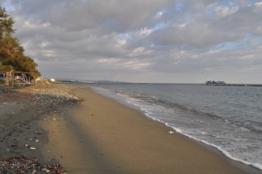 Kıbrıs'ta güzel Limasol Beach
