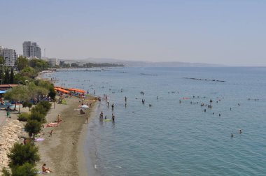 Kıbrıs'ta güzel Limasol Beach