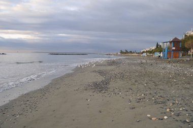 Kıbrıs'ta güzel Limasol Beach