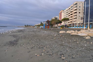 Kıbrıs'ta güzel Limasol Beach