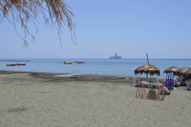Kıbrıs'ta güzel Limasol Beach