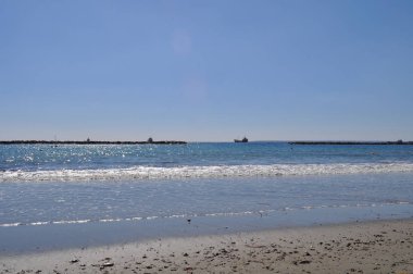 Kıbrıs'ta güzel Limasol Beach