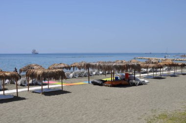 Kıbrıs'ta güzel Limasol Beach