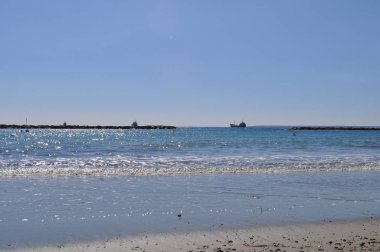 Kıbrıs'ta güzel Limasol Beach