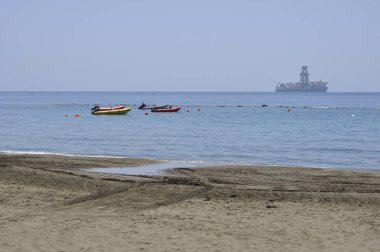 Kıbrıs'ta güzel Limasol Beach