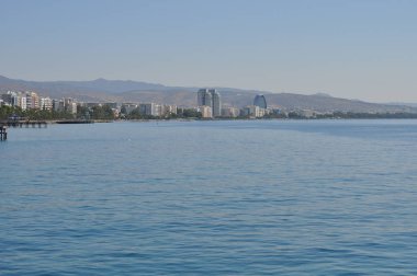 Kıbrıs'ta güzel Limasol Beach