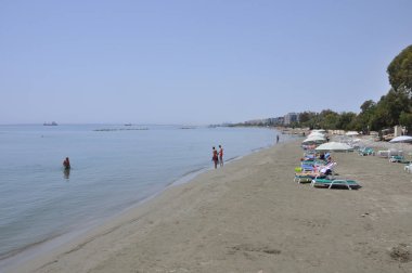 Kıbrıs'ta güzel Limasol Beach