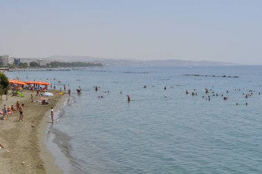 Kıbrıs'ta güzel Limasol Beach