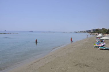 Kıbrıs'ta güzel Limasol Beach