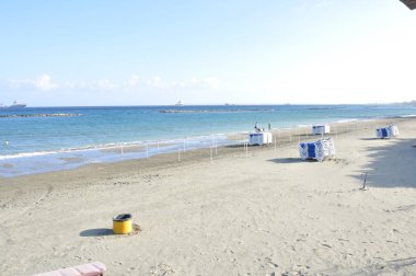 Kıbrıs'ta güzel Limasol Beach