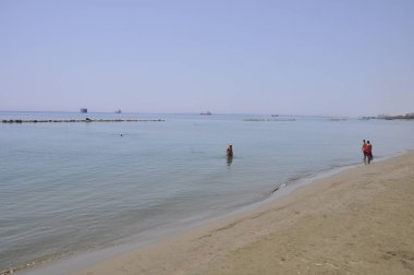 Kıbrıs'ta güzel Limasol Beach