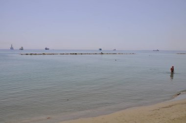 Kıbrıs'ta güzel Limasol Beach